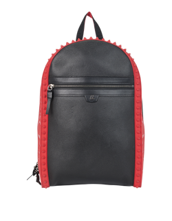 Backparis, Leather/Rubber, Black/Red, MII, 2*